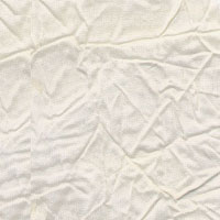 Crushed Habotai, 15mm, 43" - (000) Natural White