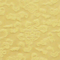 Double Sided Brocade, 29" - (910) Pale Gold Medallion / Clouds