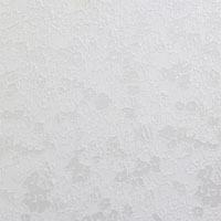 Matelasse, Tiny Flowers, 45", Natural White - (000) Natural White