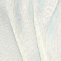 Extra Crinkle Crepe 44" - (000) Natural White